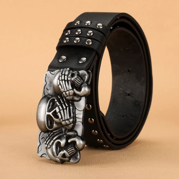 Cinturón unisex estilo goth punk