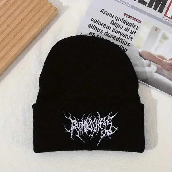 Gorro estilo punk goth unisex