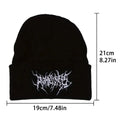 Gorro estilo punk goth unisex